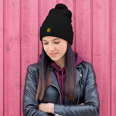 Game Knight Logo Pom-Pom Beanie