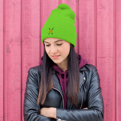 Game Knight Logo Pom-Pom Beanie